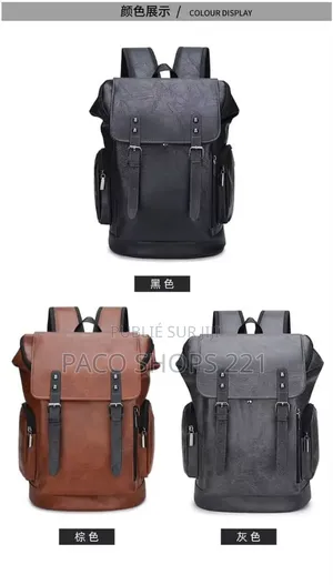 Sac À Dos Vintage en Similicuir PU Arbore