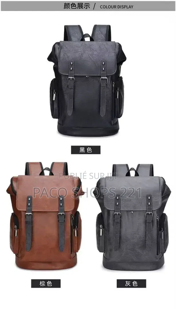 Sac À Dos Vintage en Similicuir PU Arbore