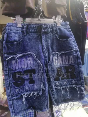 Short en Jean Délavé