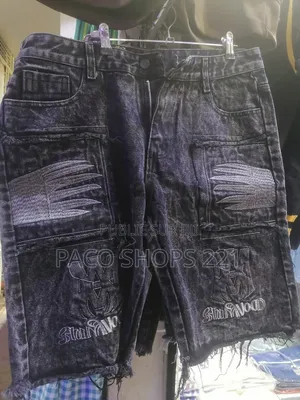 Short en Jean Délavé