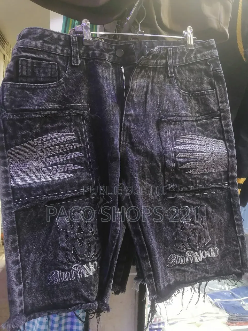 Short en Jean Délavé