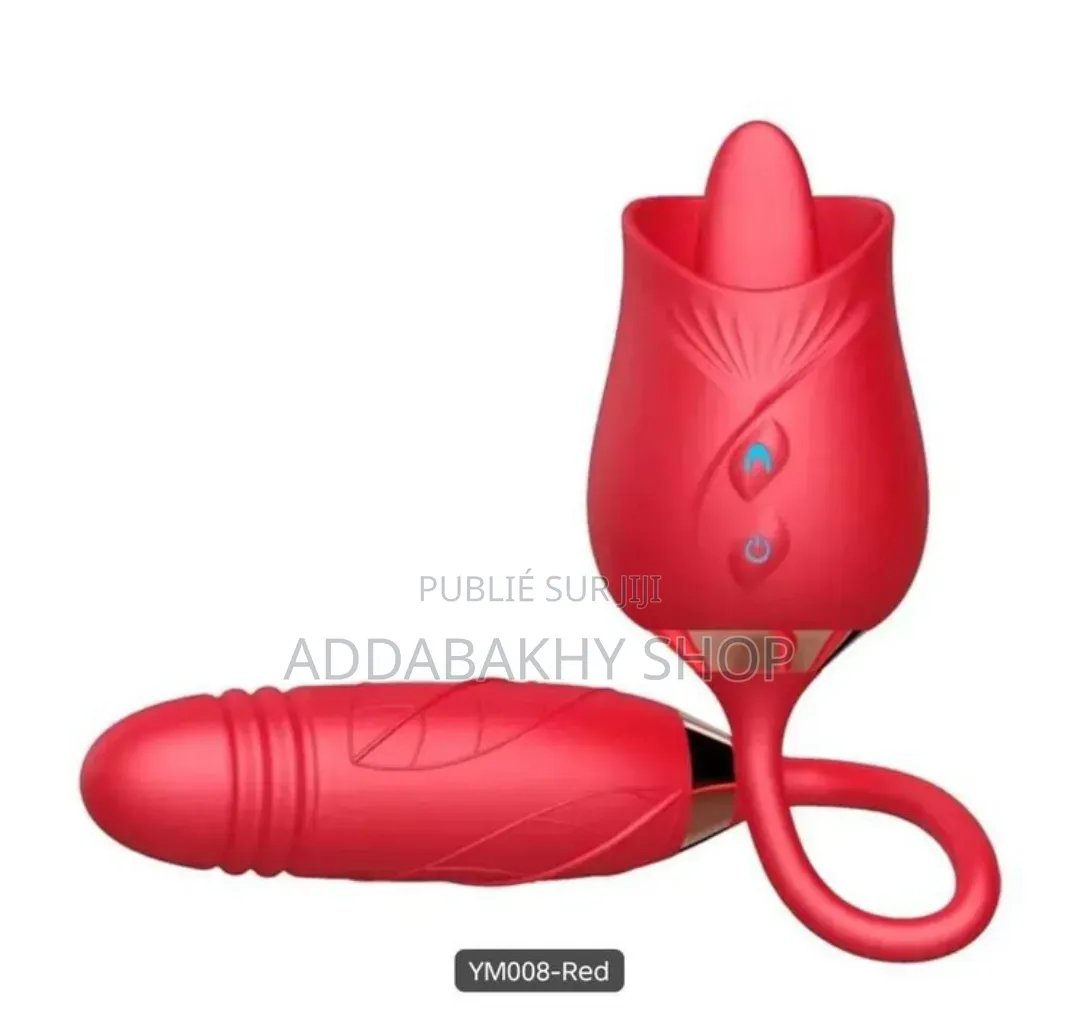Vibromasseur 2 en 1, Silicone, Stimulation Vaginale, Clitoridienne