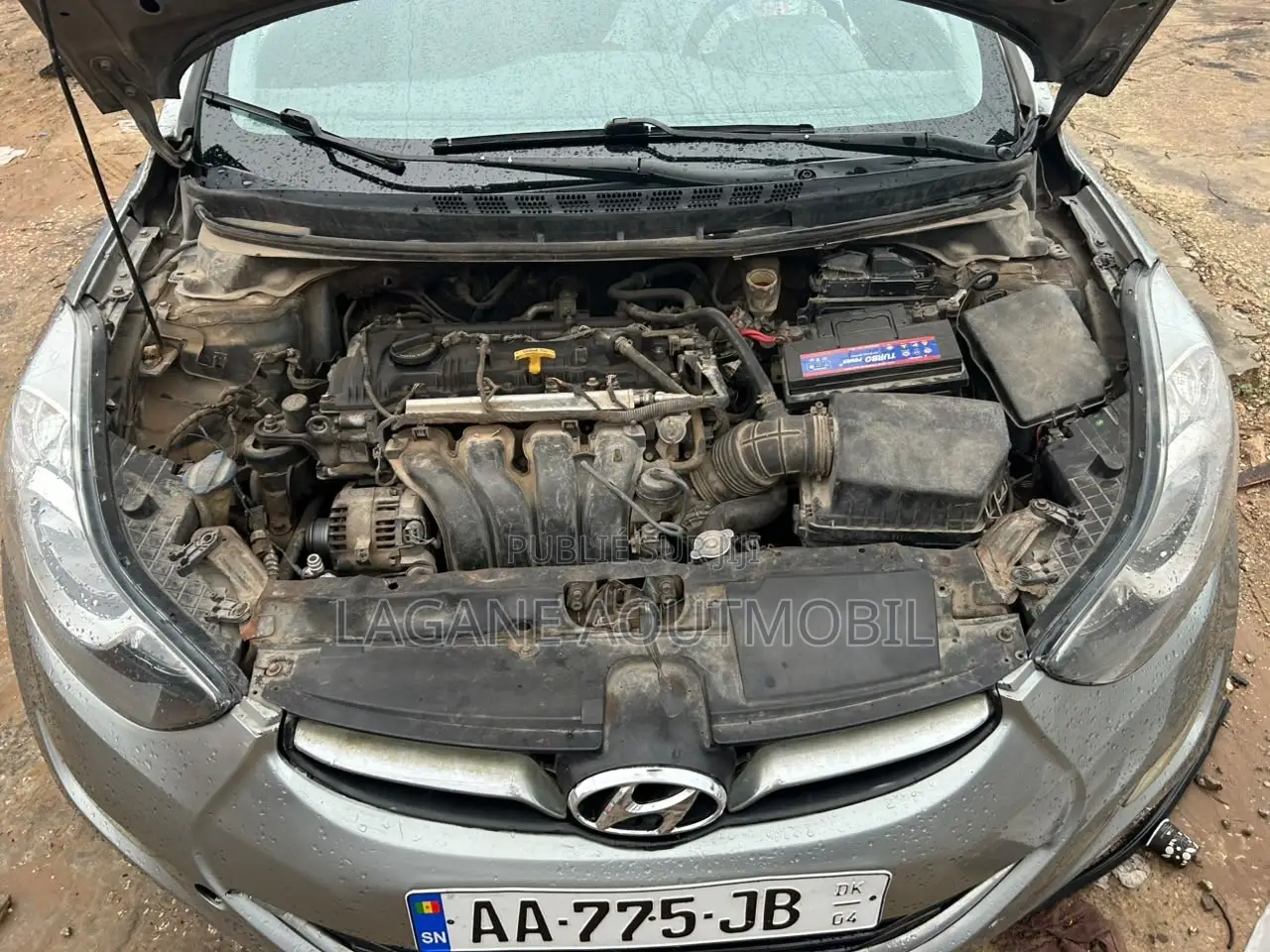 Hyundai Elantra GLS Sedan FWD (1.8L 4cyl 6M) 2013 Gris
