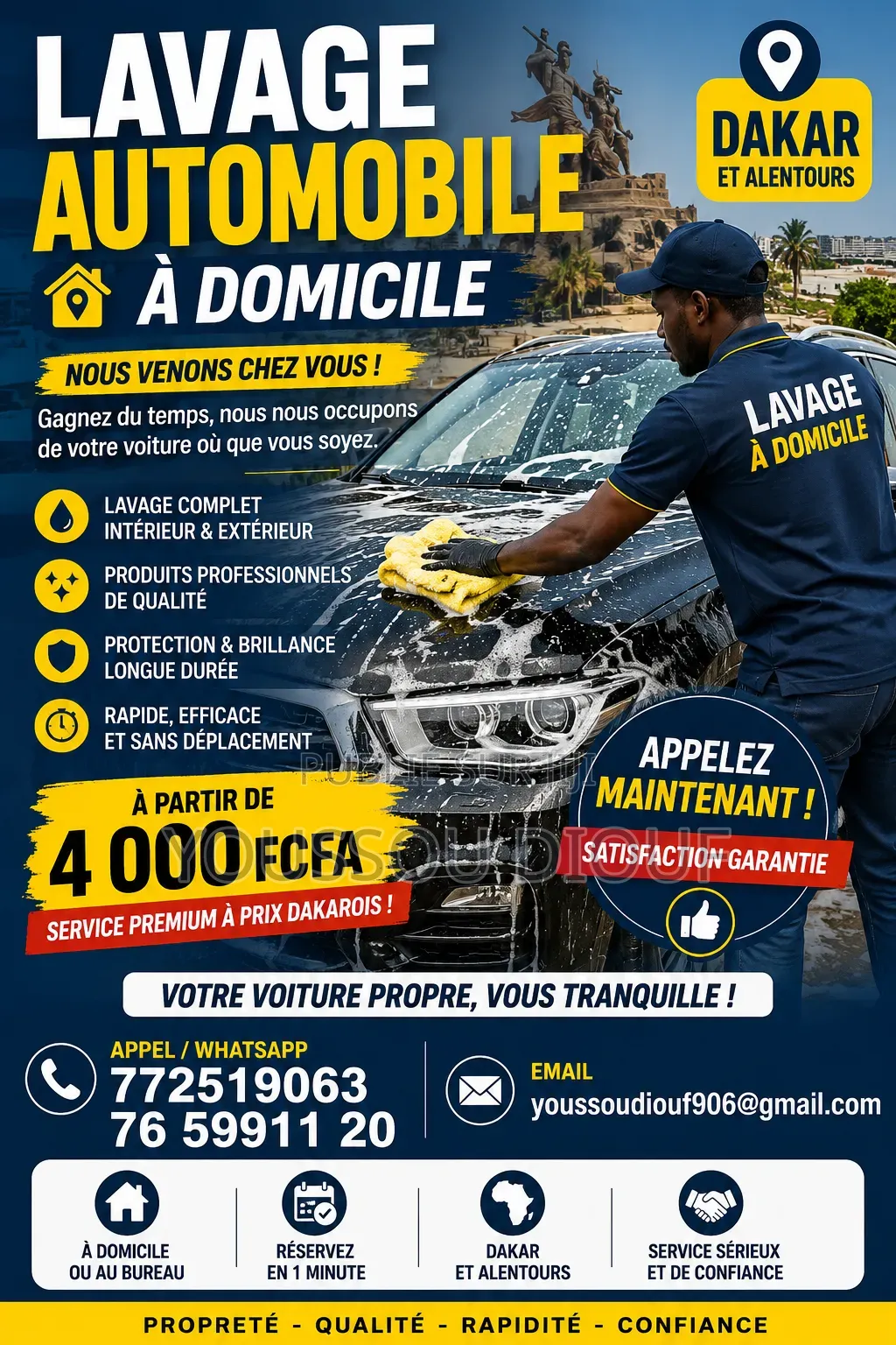 Lavage Automobile À Domicile