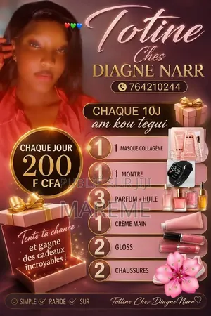 Tontine Kit Beauté Mode Femme – 200 F / Jour
