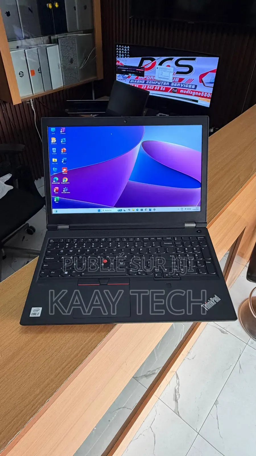 Ordinateur portable Lenovo ThinkPad P15s 32GB Intel Core i7 SSD 512GB