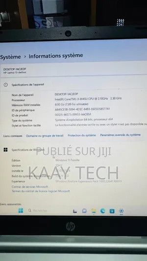 Ordinateur portable HP Pavilion 15 8GB Intel Core i3 SSD 256GB