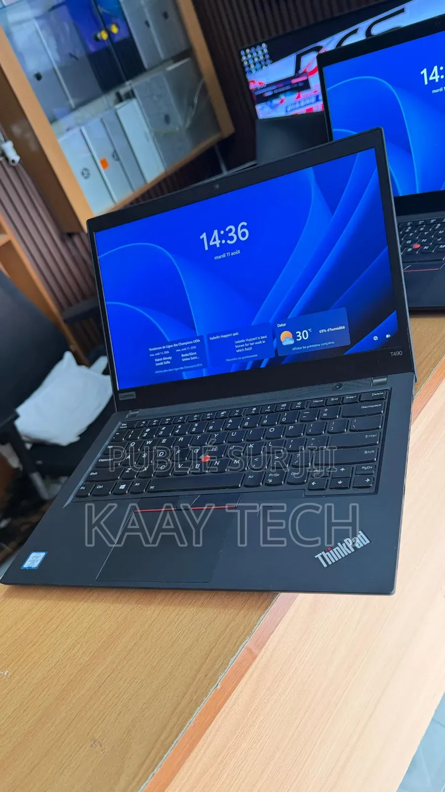 Ordinateur portable Lenovo ThinkPad T490s 16GB Intel Core i7 SSD 512GB