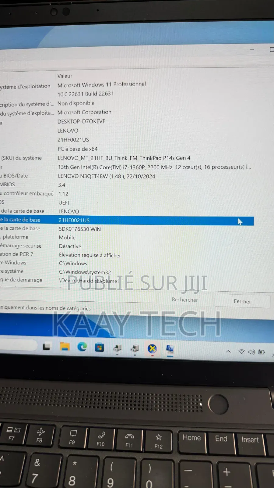 Nouveau Lenovo ThinkPad P15s 16GB Intel Core i7 SSD 1T