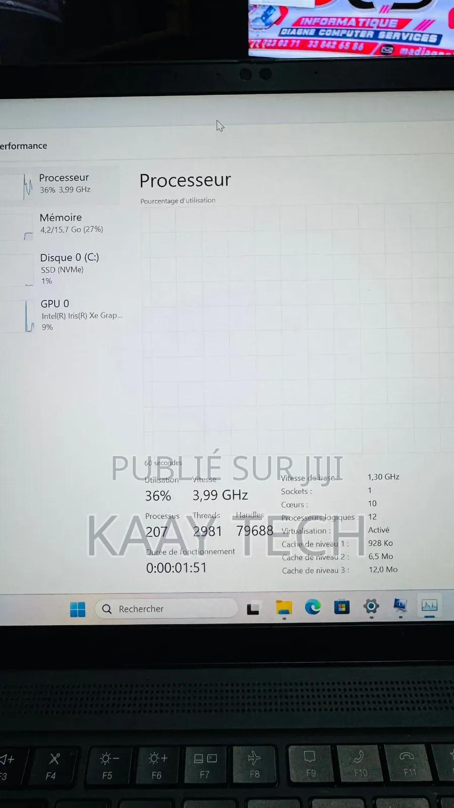 Ordinateur portable Lenovo ThinkPad T14 16GB Intel Core i5 SSD 512GB