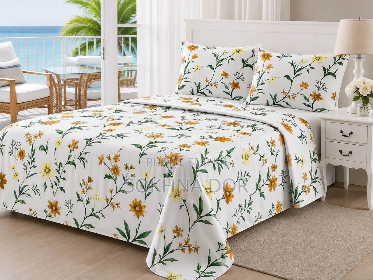 Drap Coton 3 Pièce