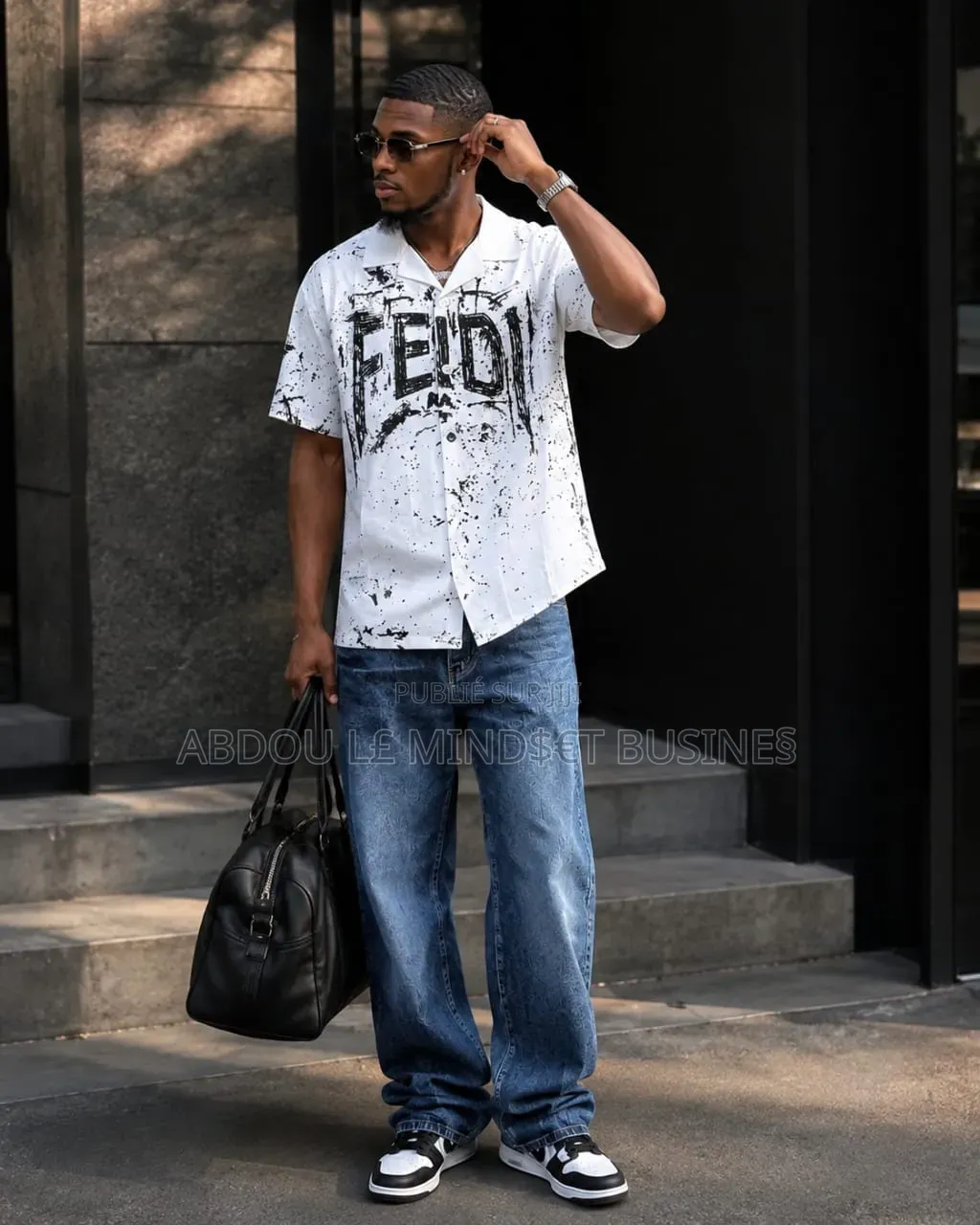 Ensemble Jean Chemise Feidi Disponible