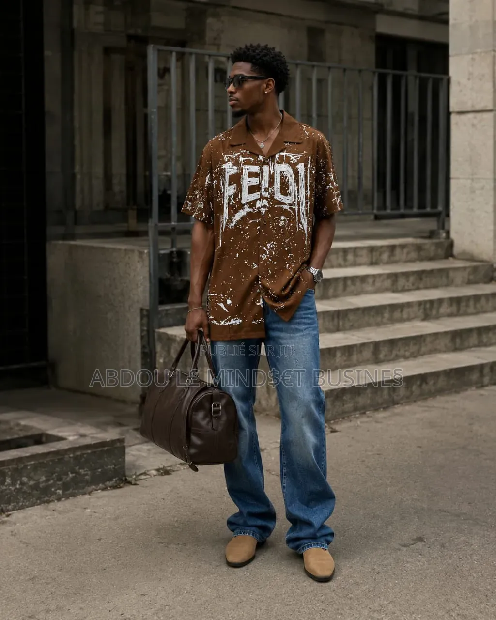 Ensemble Jean Chemise Feidi Disponible