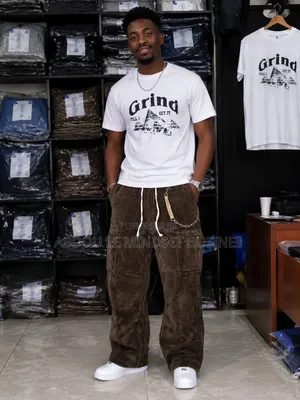 Ensemble Homme Bas Larges Cargo Disponible