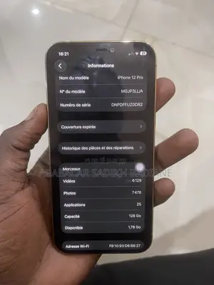 Apple iPhone 12 128 GB Doré
