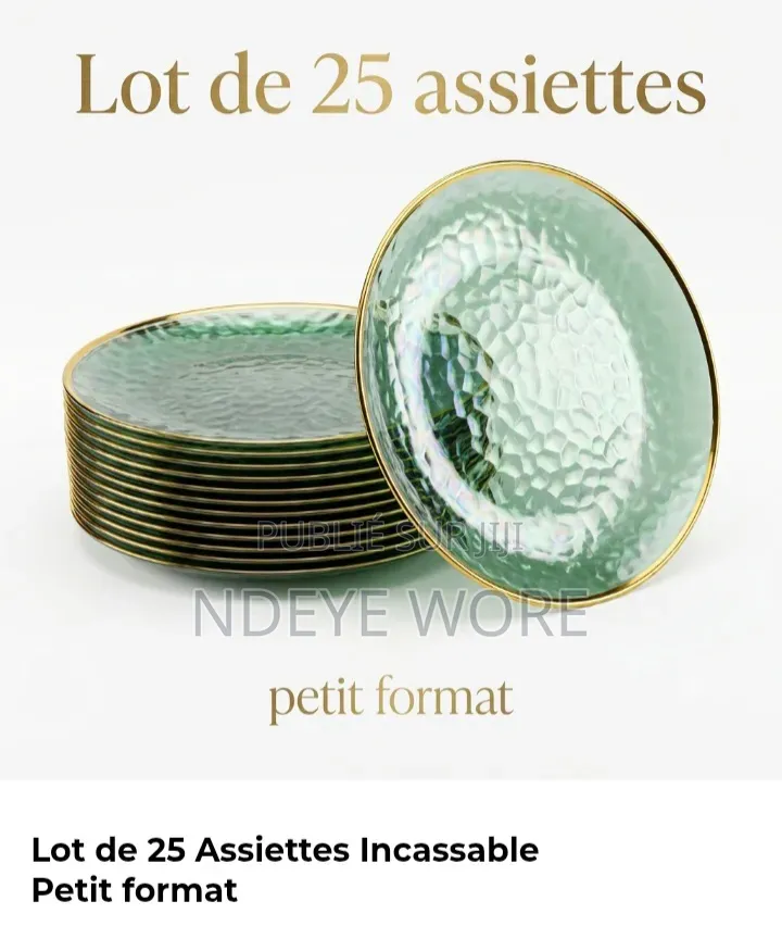 Lots De 25 Assiettes Petits Formats