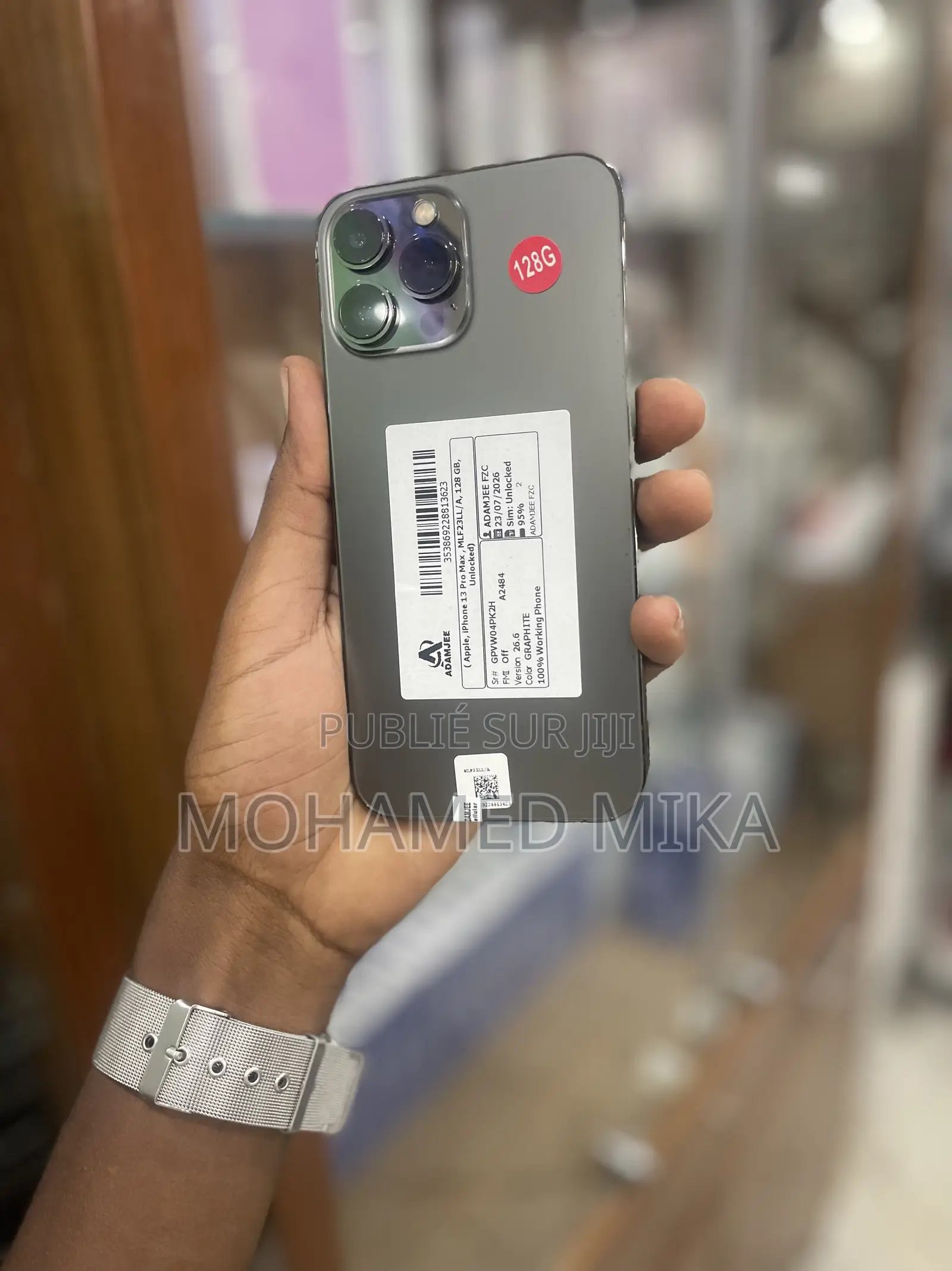 Nouveau Apple iPhone 13 Pro Max 128 GB Noir