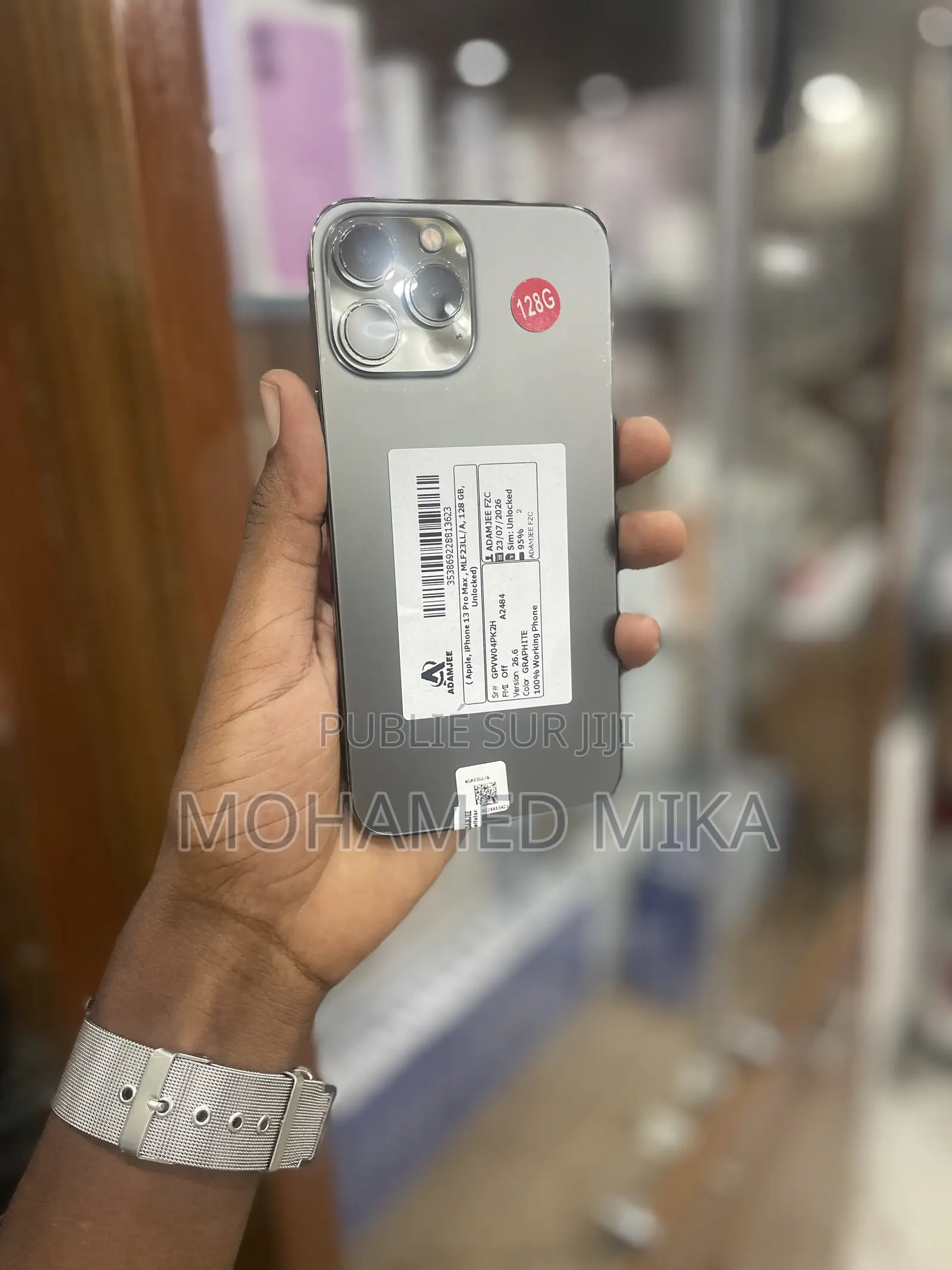 Nouveau Apple iPhone 13 Pro Max 128 GB Noir