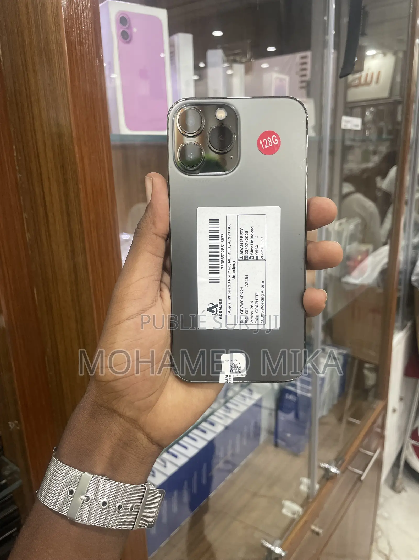 Nouveau Apple iPhone 13 Pro Max 128 GB Noir