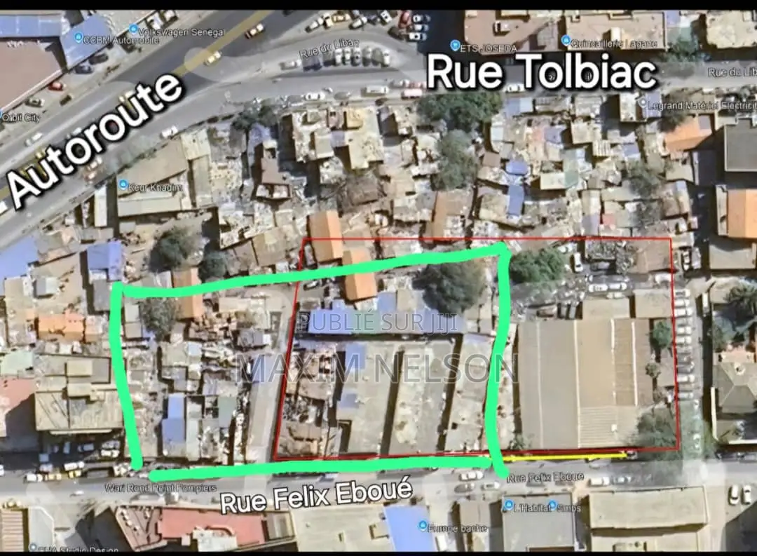 Terrain De Superficie 5585 M2 À Vendre À Dakar Plateau