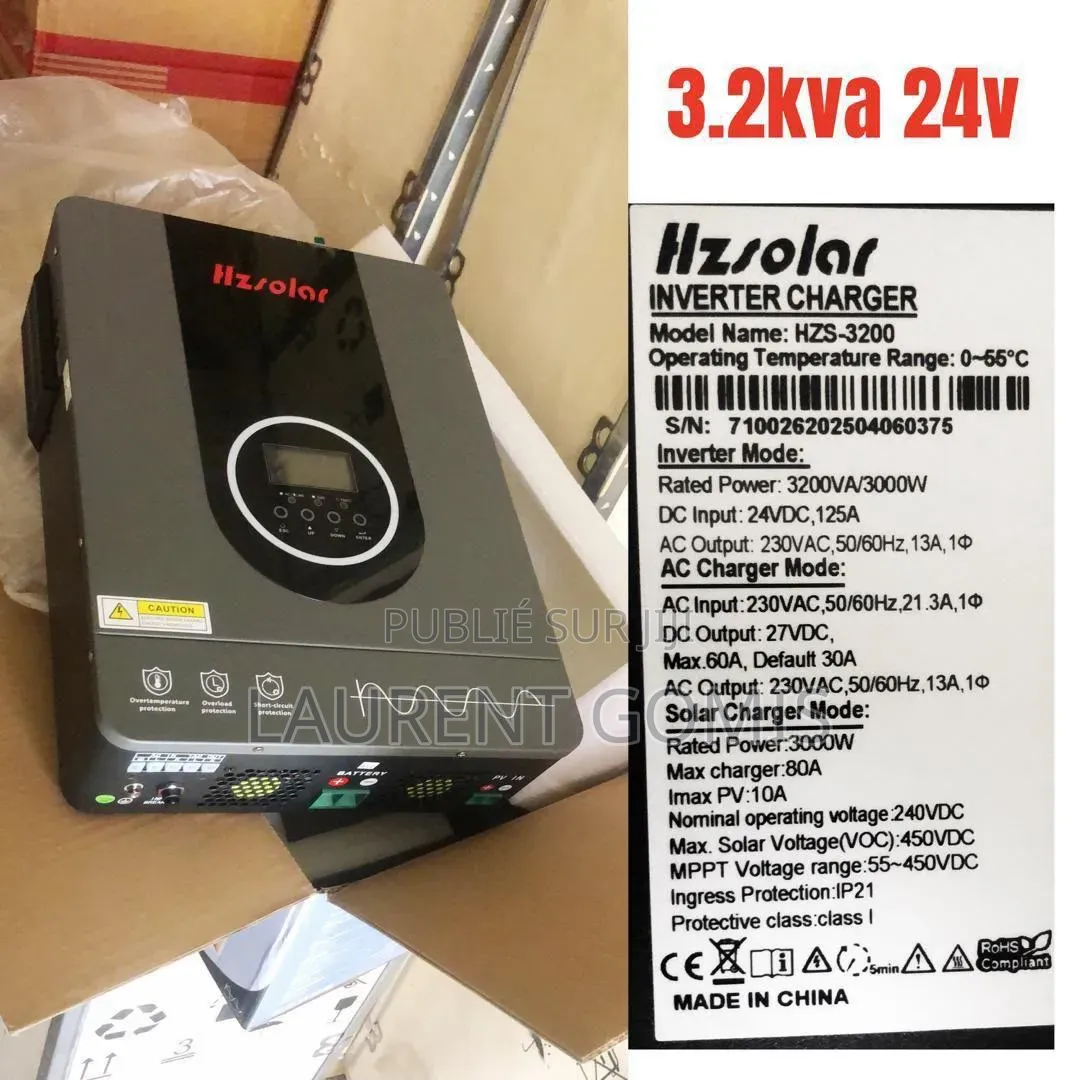 Onduleurs Hybride, Batterie Lithium