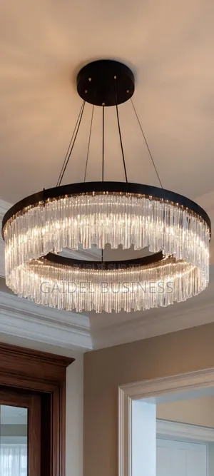 Grand Plafonnier Luxueux en Cristal