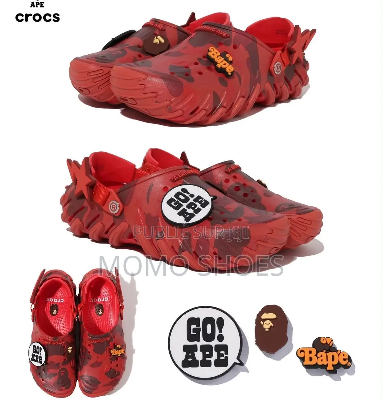 Crocs X BAPE Echo – Style Streetwear Premium