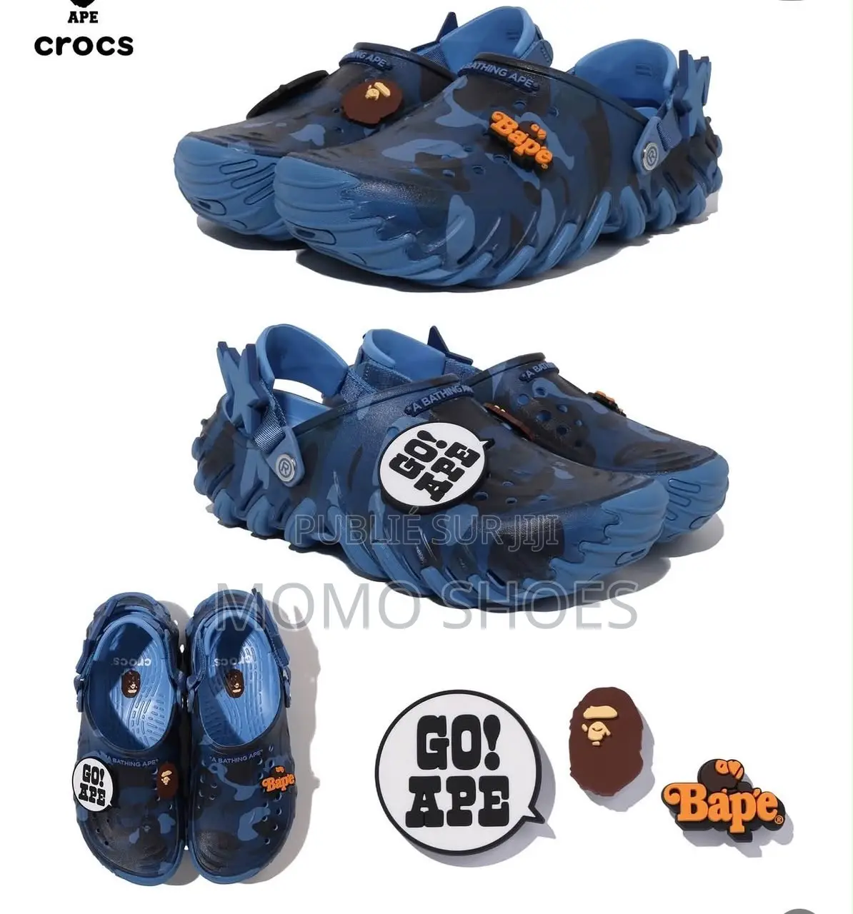 Crocs X BAPE Echo – Style Streetwear Premium