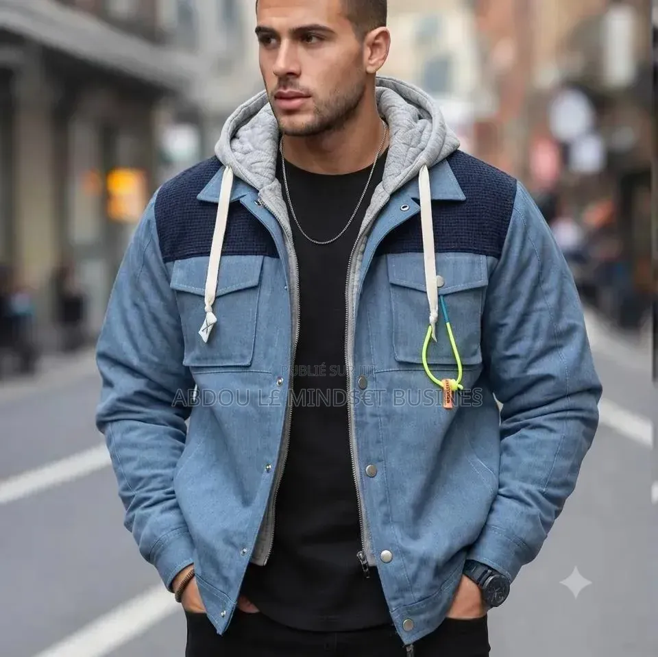 Pull Capuche Fermeture Original Qualité Disponible