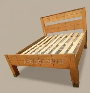 Lit 2 Places en Bois Rigide
