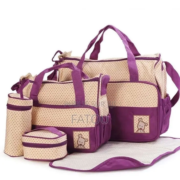Sac À Langer Bébé 4 en 1. Grand Sac Maternité + Accessoires