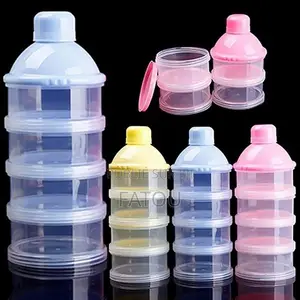 Boîtes Doseuse Lait en Poudre 4 Compartiments-Distributeur