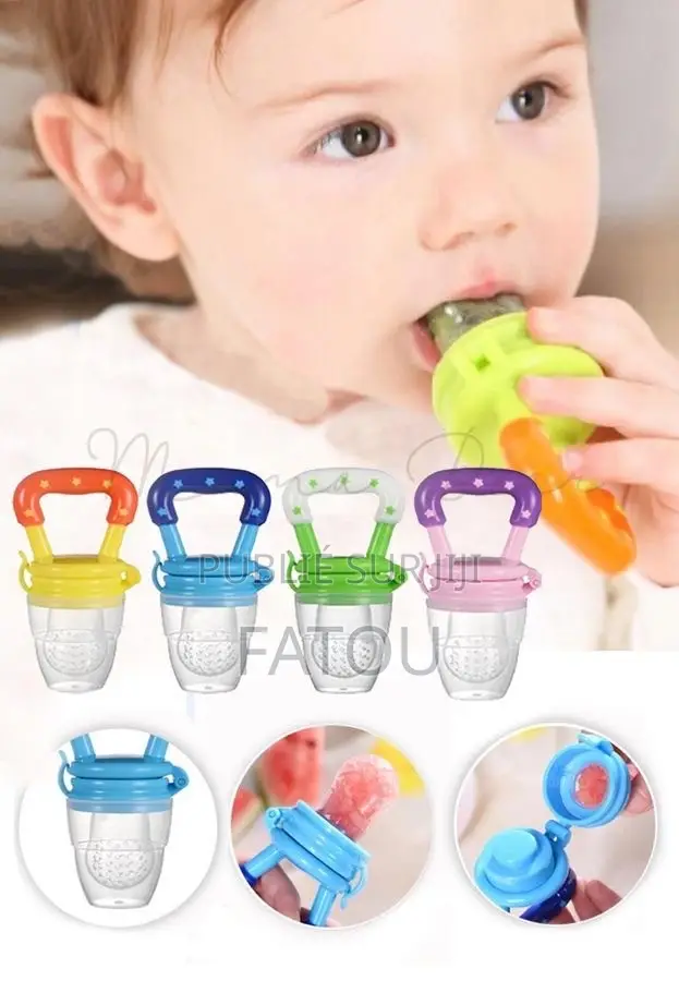 Sucette Grignoteuse Bébé 2 en 1- Anti Étouffement - Soulage Les Dents