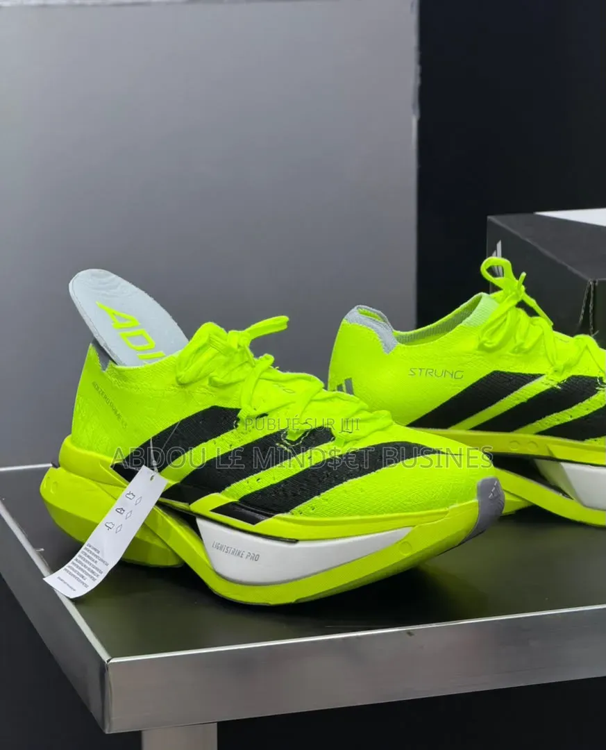 Adidas Adizero Prime X3 Vert-Noir Disponible