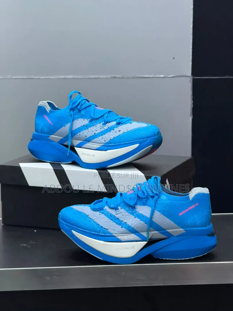 Adidas Adizero Prime X3 Bleu-Blanc Disponible