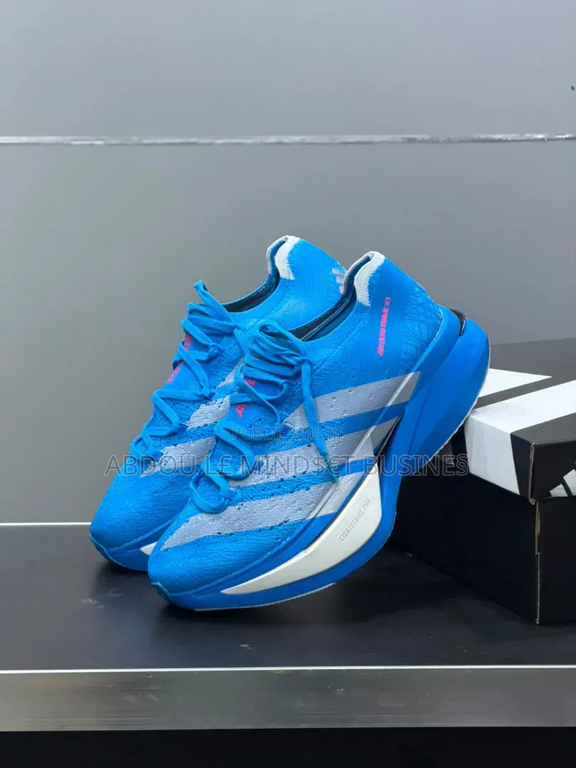 Adidas Adizero Prime X3 Bleu-Blanc Disponible
