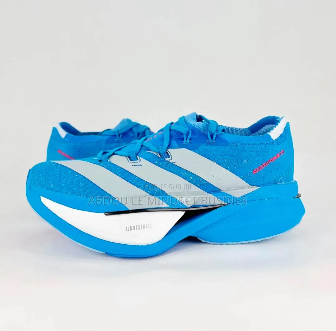 Adidas Adizero Prime X3 Bleu-Blanc Disponible