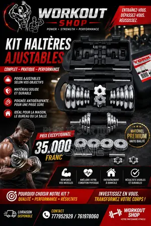 Kit 20kg Chrome Neuf