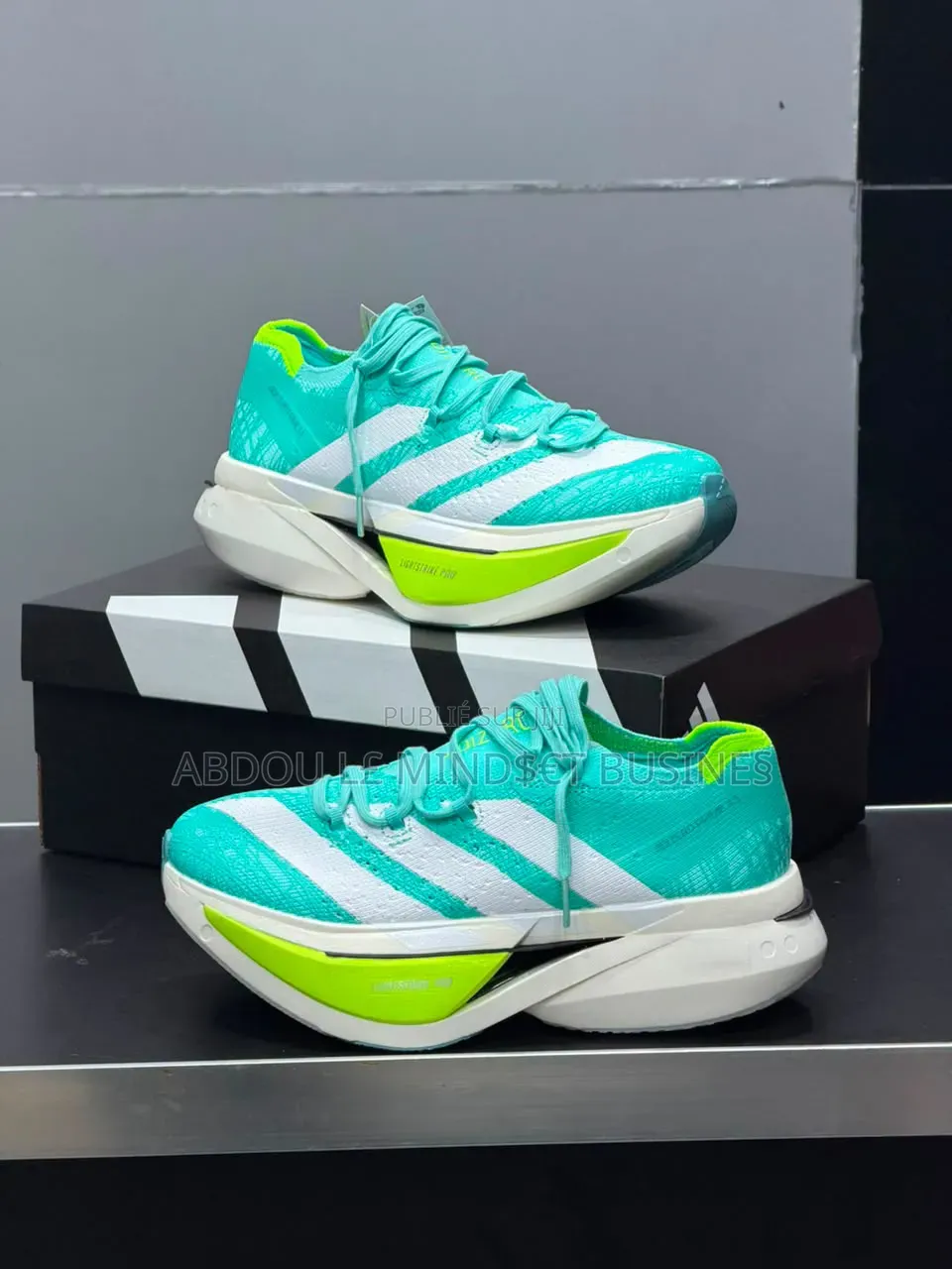 Adidas Adizero Prime X3 Vert-Menth Disponible