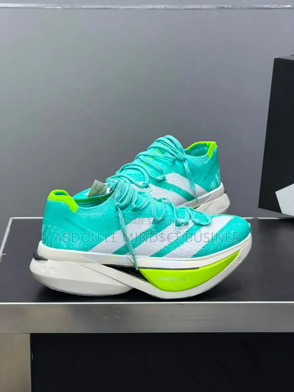 Adidas Adizero Prime X3 Vert-Menth Disponible