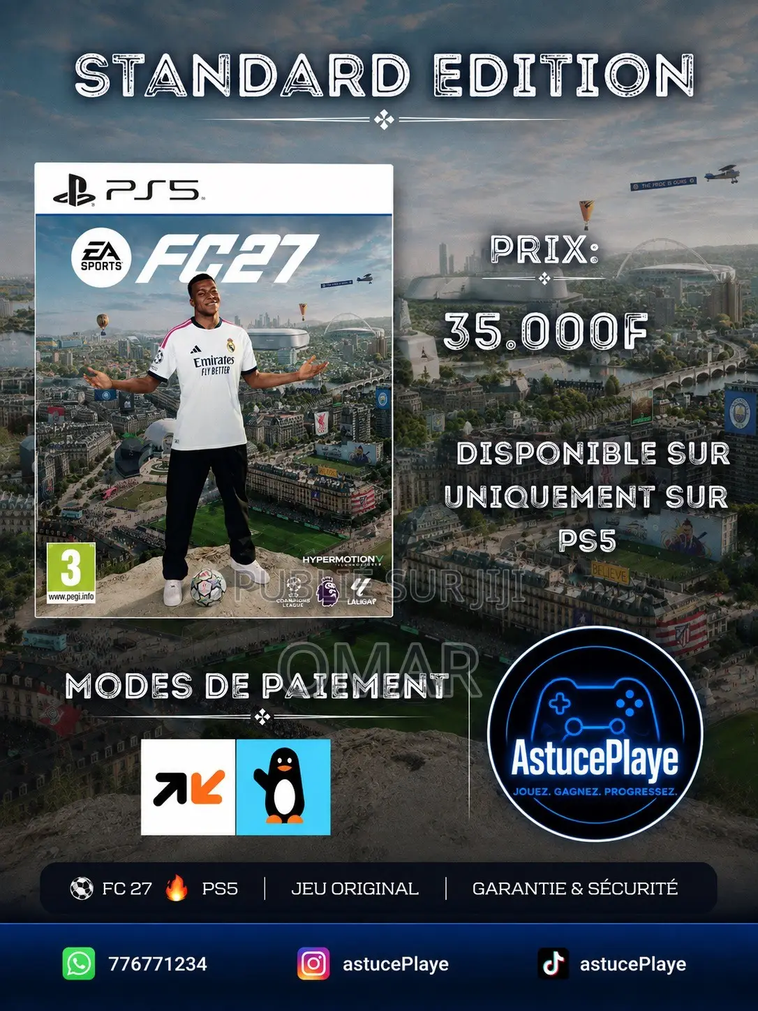Comptes Digitaux FC 27, NBA,GTA