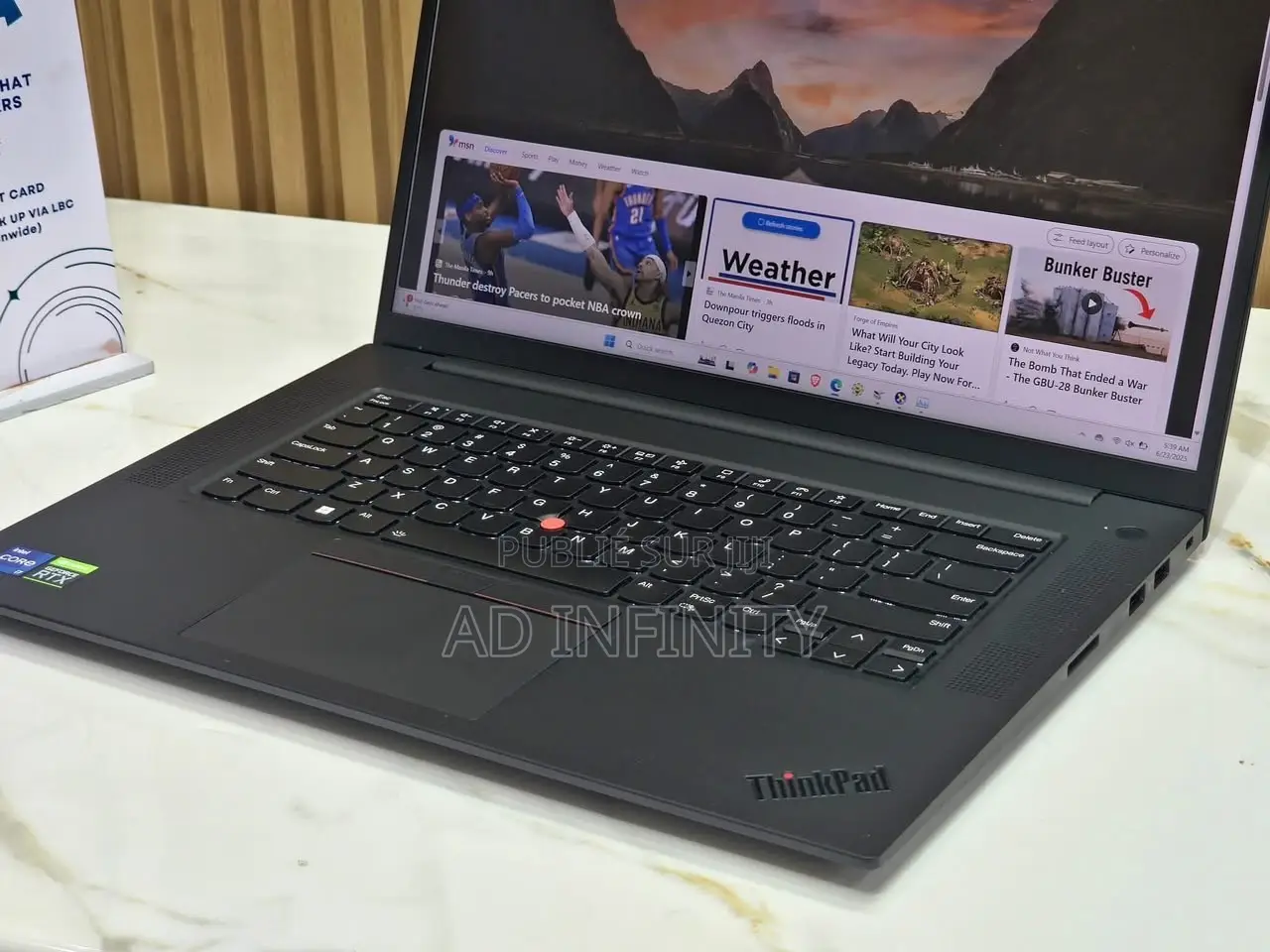 Nouveau Lenovo ThinkPad P1 Gen4 32GB Intel Core i9 SSD 1T