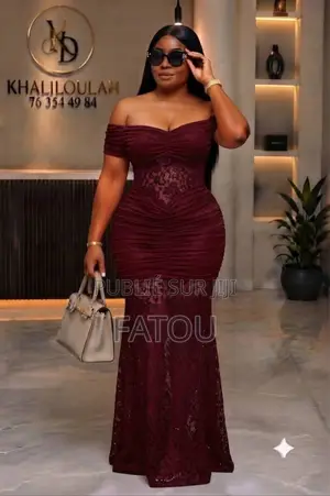 Robe Longue De Soirée Femme - Style Sirène