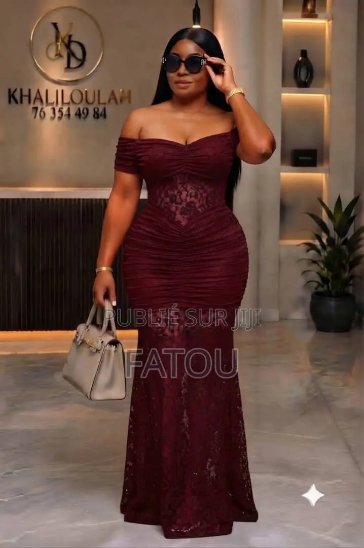 Robe Longue De Soirée Femme - Style Sirène