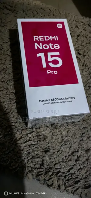 Nouveau Xiaomi Redmi Note 15 Pro 512 GB Noir