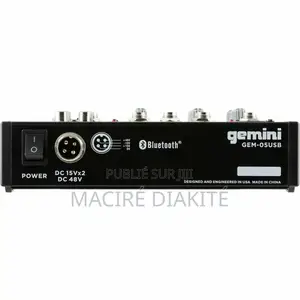 Table De Mixage Gemini Gem-05usb – Neuve