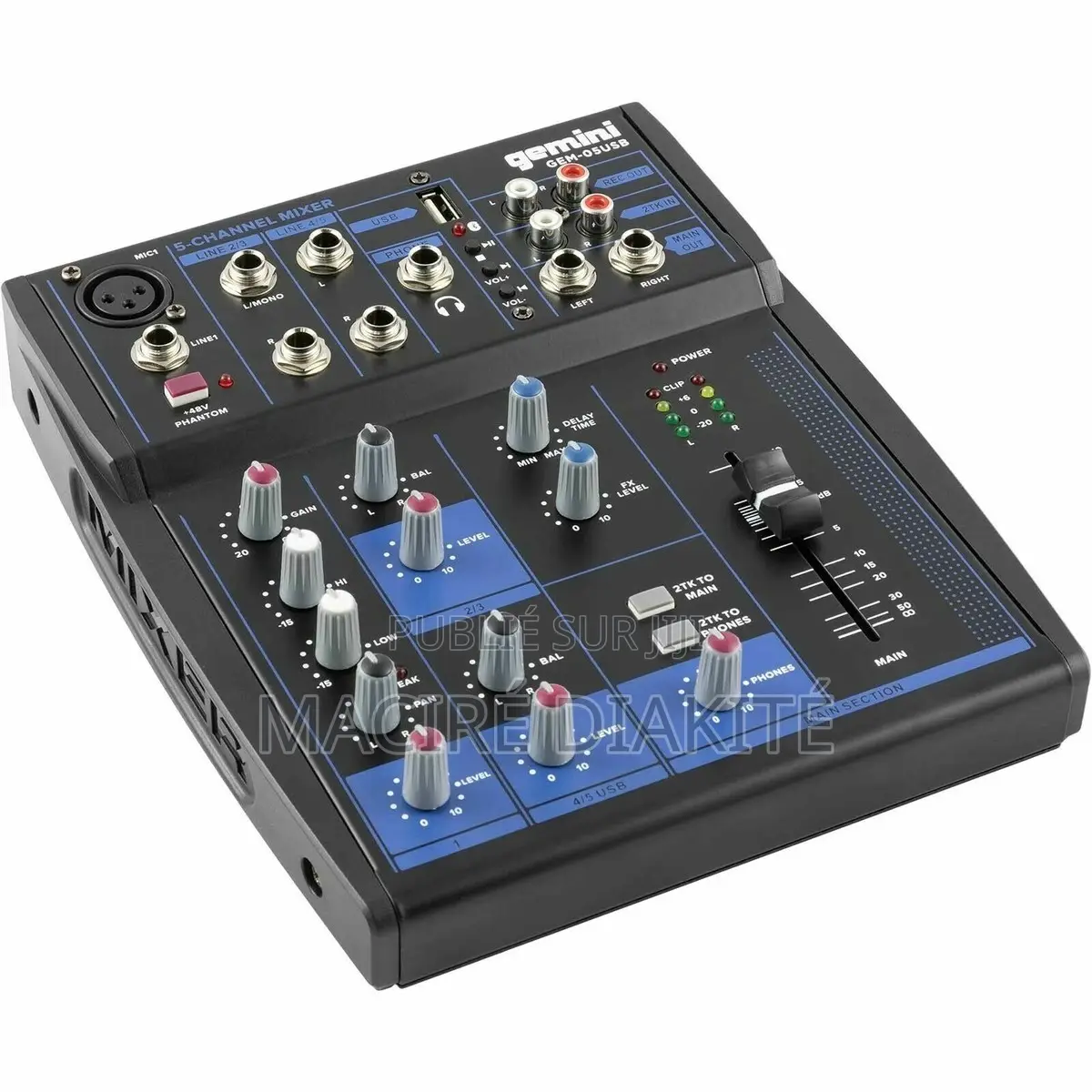 Table De Mixage Gemini Gem-05usb – Neuve