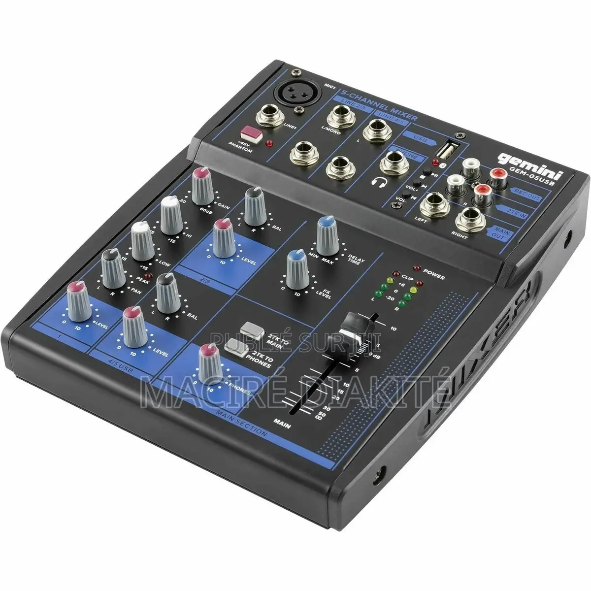 Table De Mixage Gemini Gem-05usb – Neuve