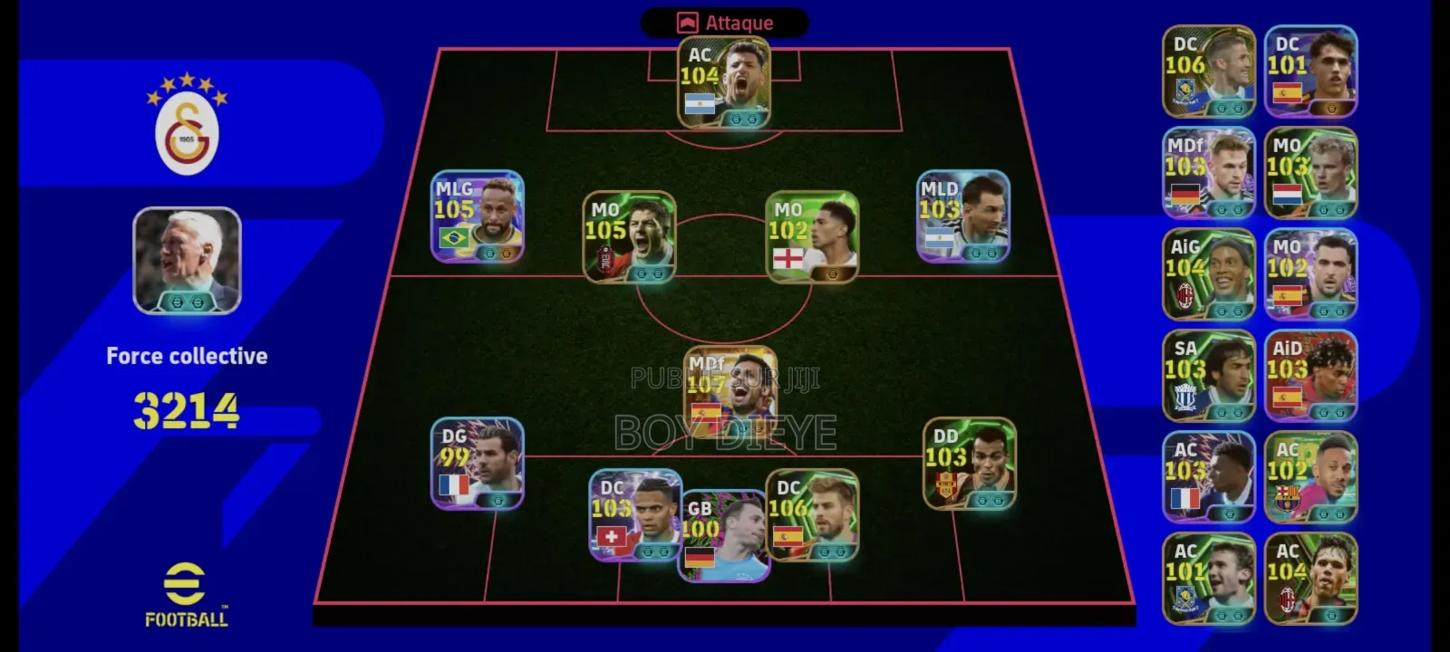 Compte Efootball