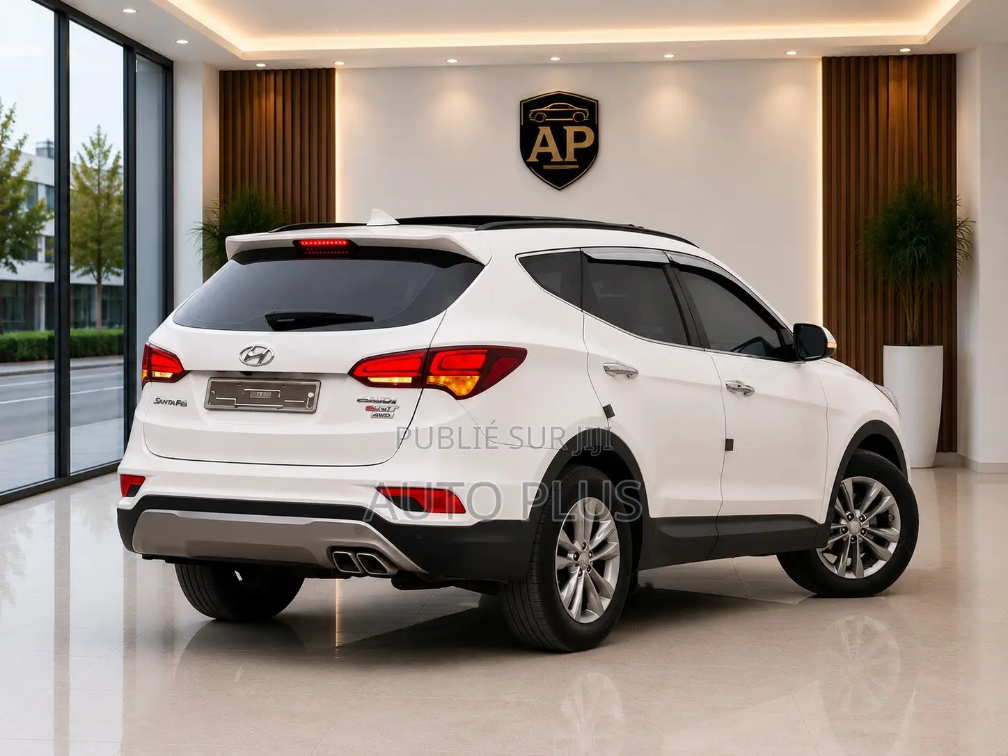 Hyundai Santa Fe 2017 Blanc
